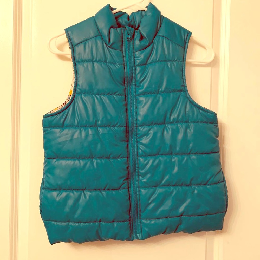 FabKids teal puffy vest